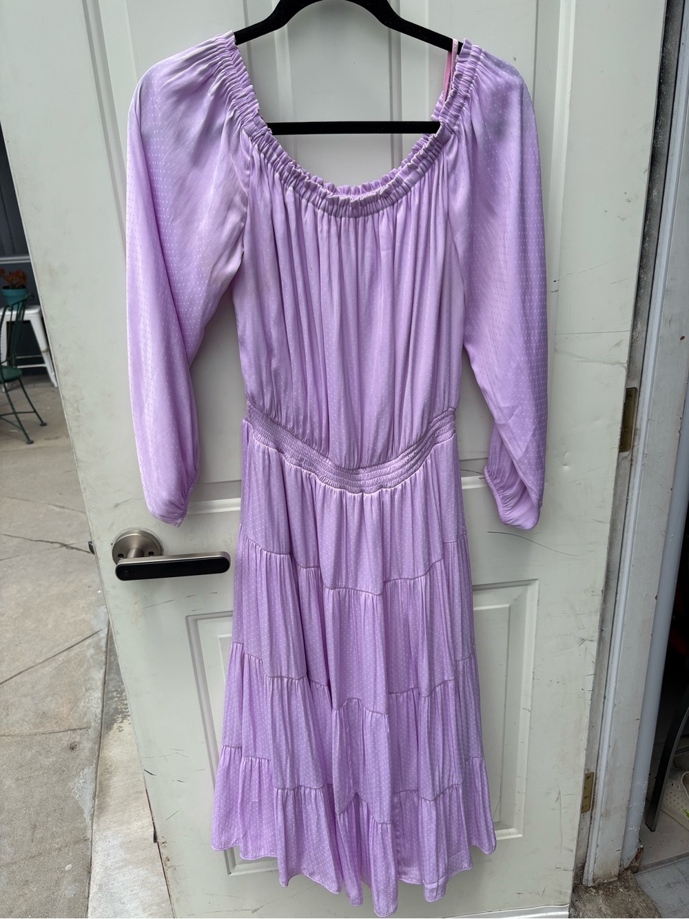 Lilly Pulitzer Lavender Peasant Maxi Dress